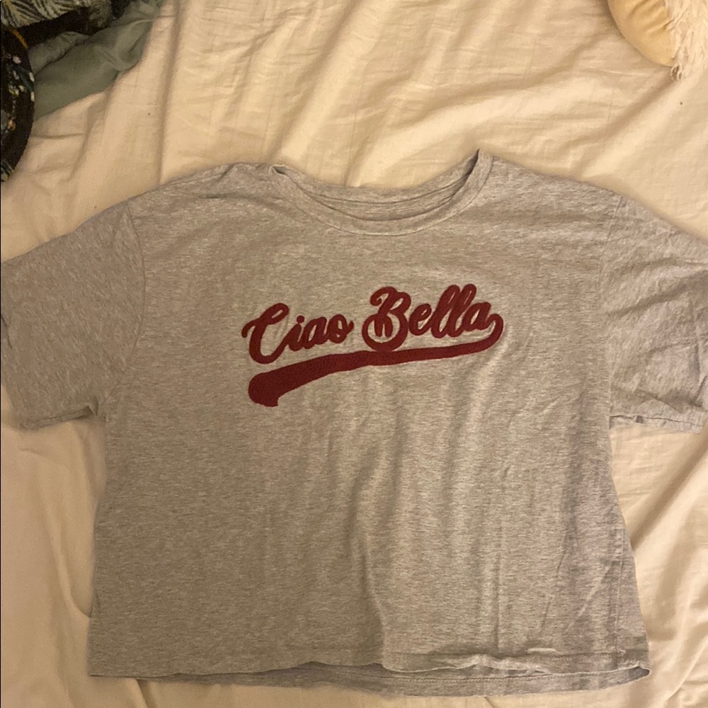 Gray 'Ciao Bella' T-Shirt
